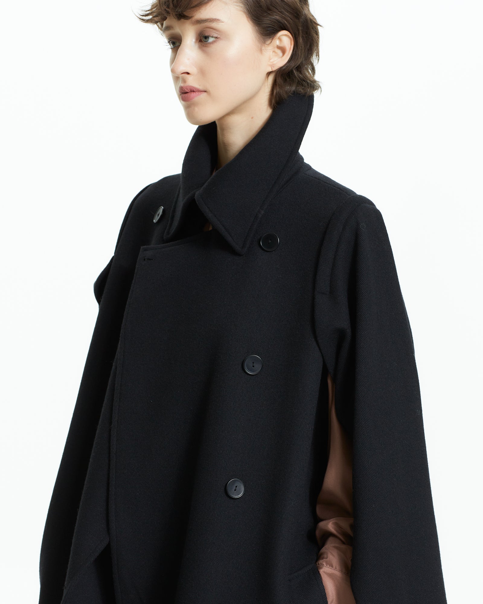 _MALLONI Cappotto strutturato  NERO