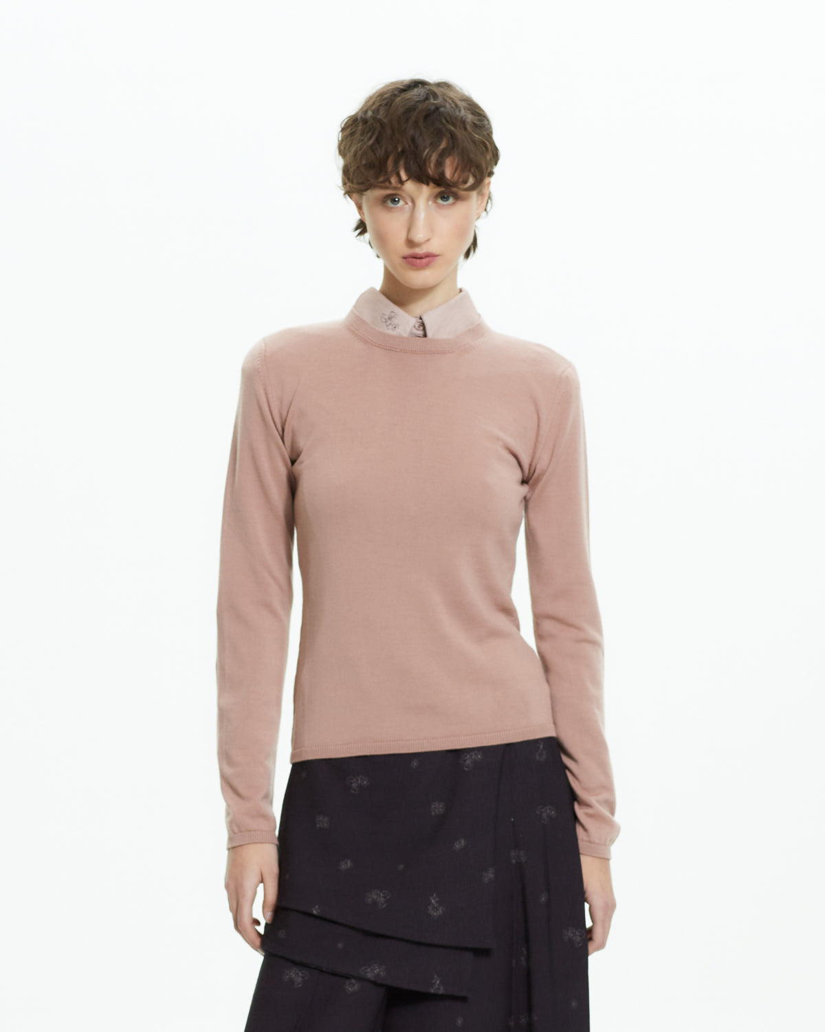 _MALLONI Maglia slim in filato 