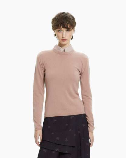 _MALLONI Maglia slim in filato 
