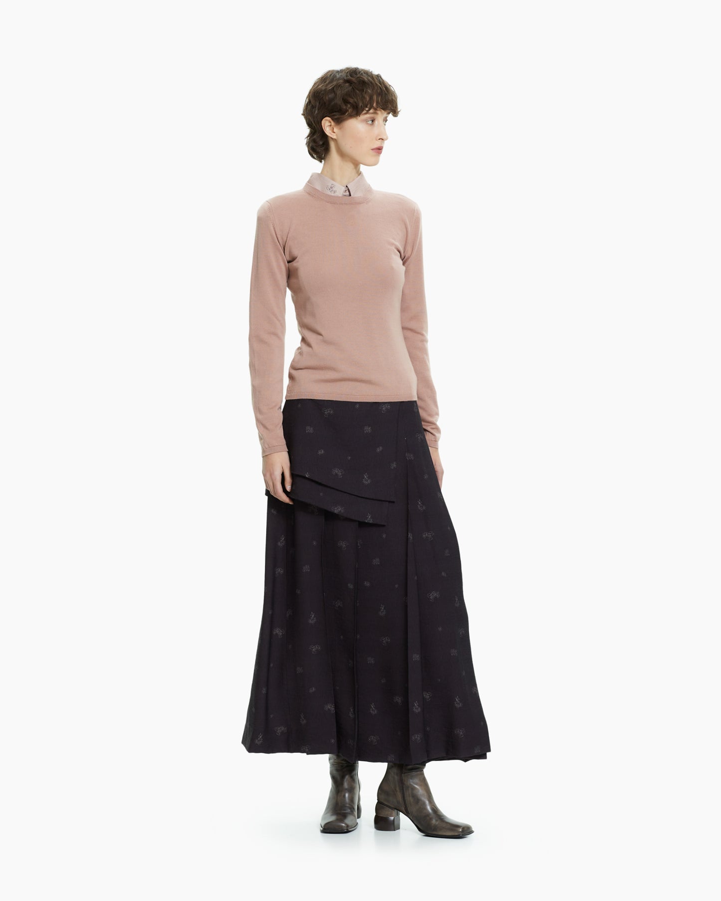 _MALLONI Maglia slim in filato 
