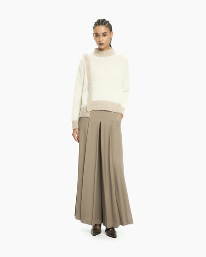 _MALLONI Maglia in filato morbido BEIGE