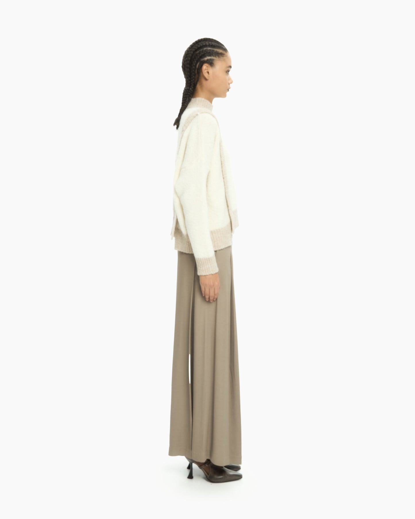 _MALLONI Maglia in filato morbido BEIGE