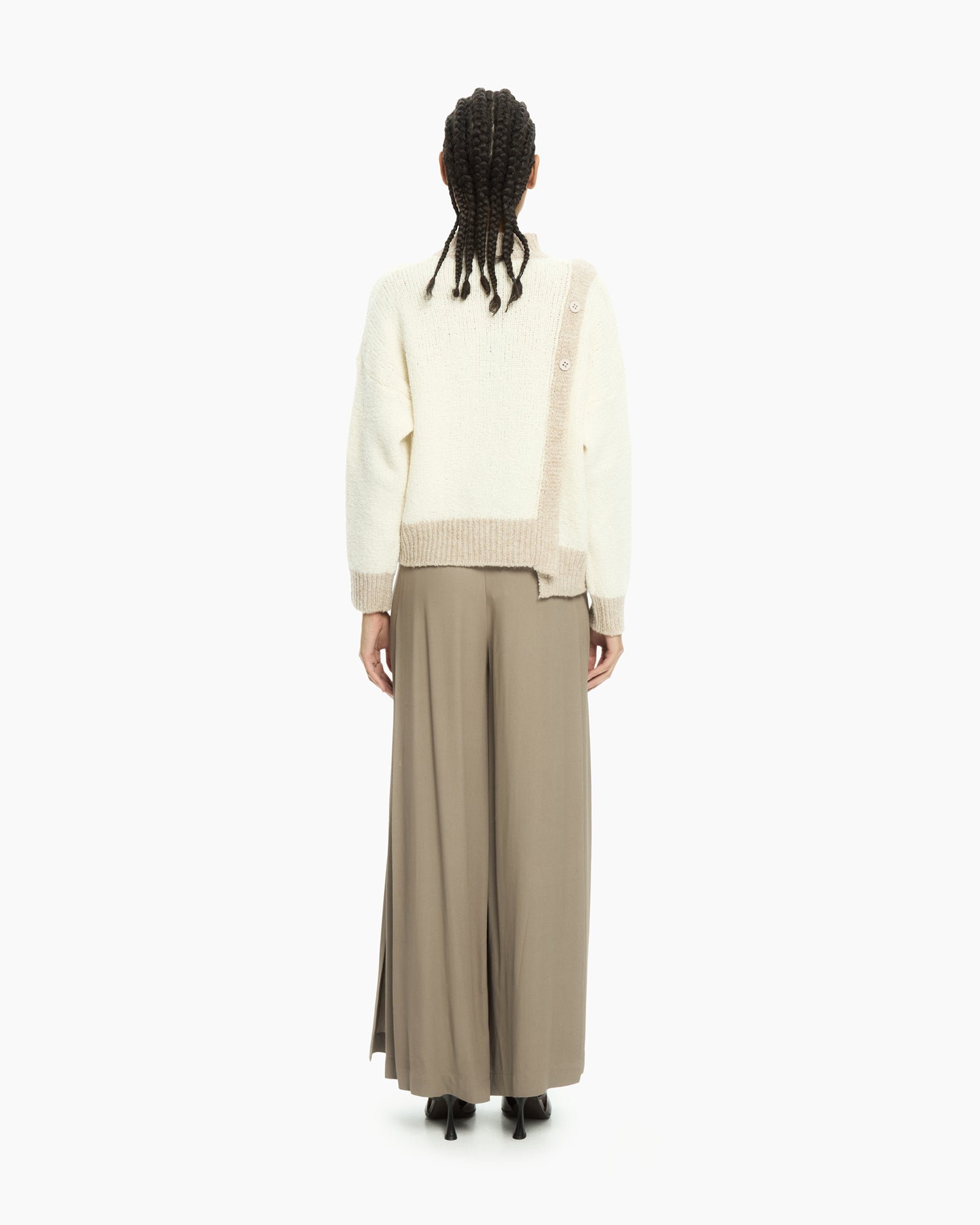 _MALLONI Maglia in filato morbido BEIGE