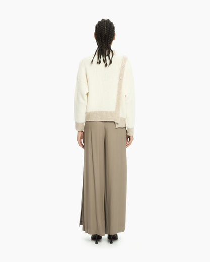 _MALLONI Maglia in filato morbido BEIGE