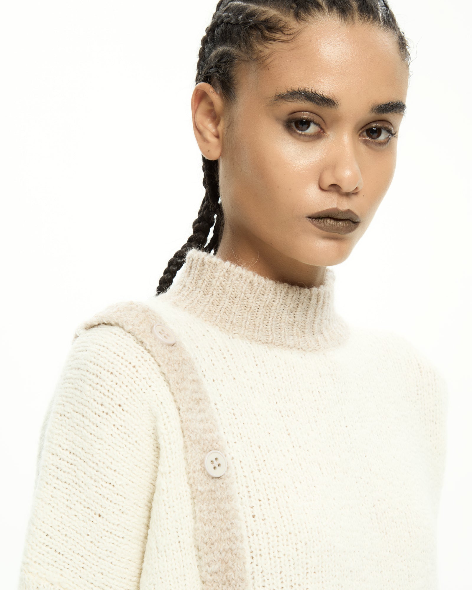 _MALLONI Maglia in filato morbido BEIGE