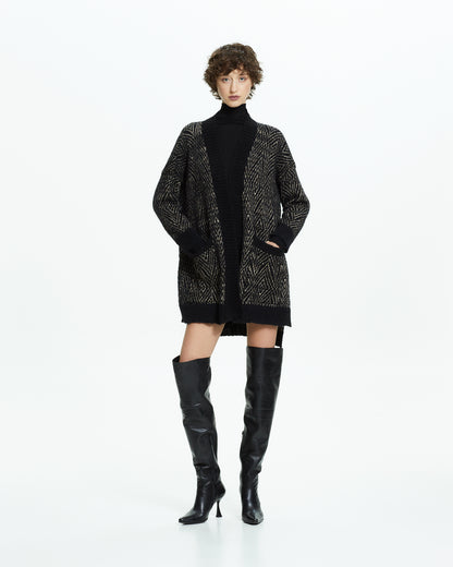 _MALLONI Cardigan in maglia NERO