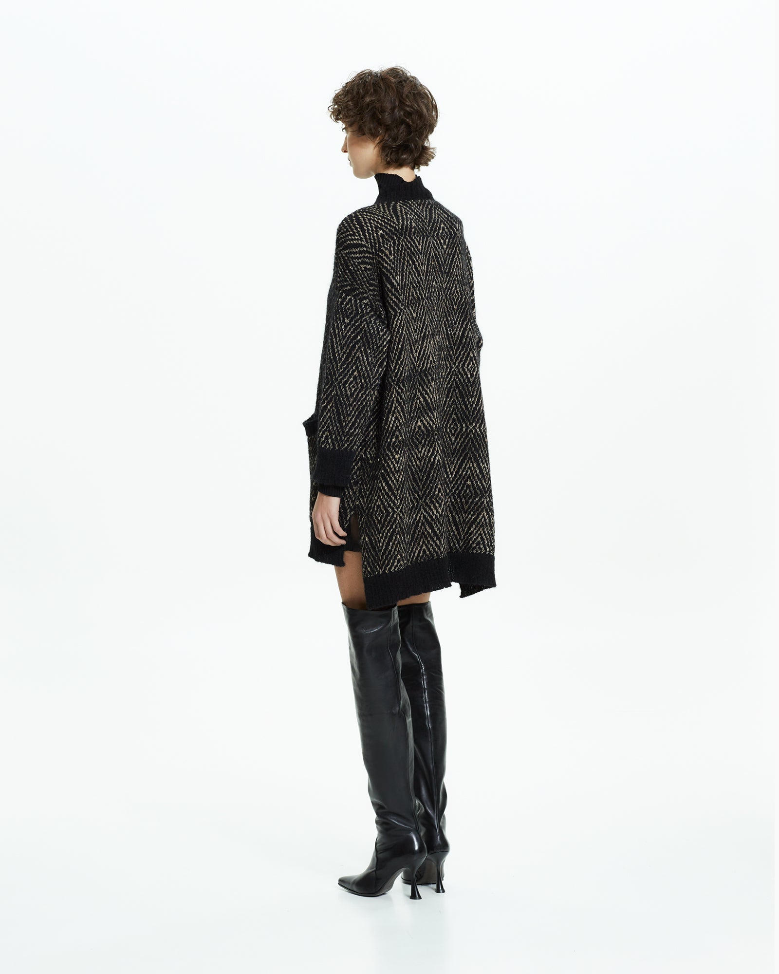 _MALLONI Cardigan in maglia NERO