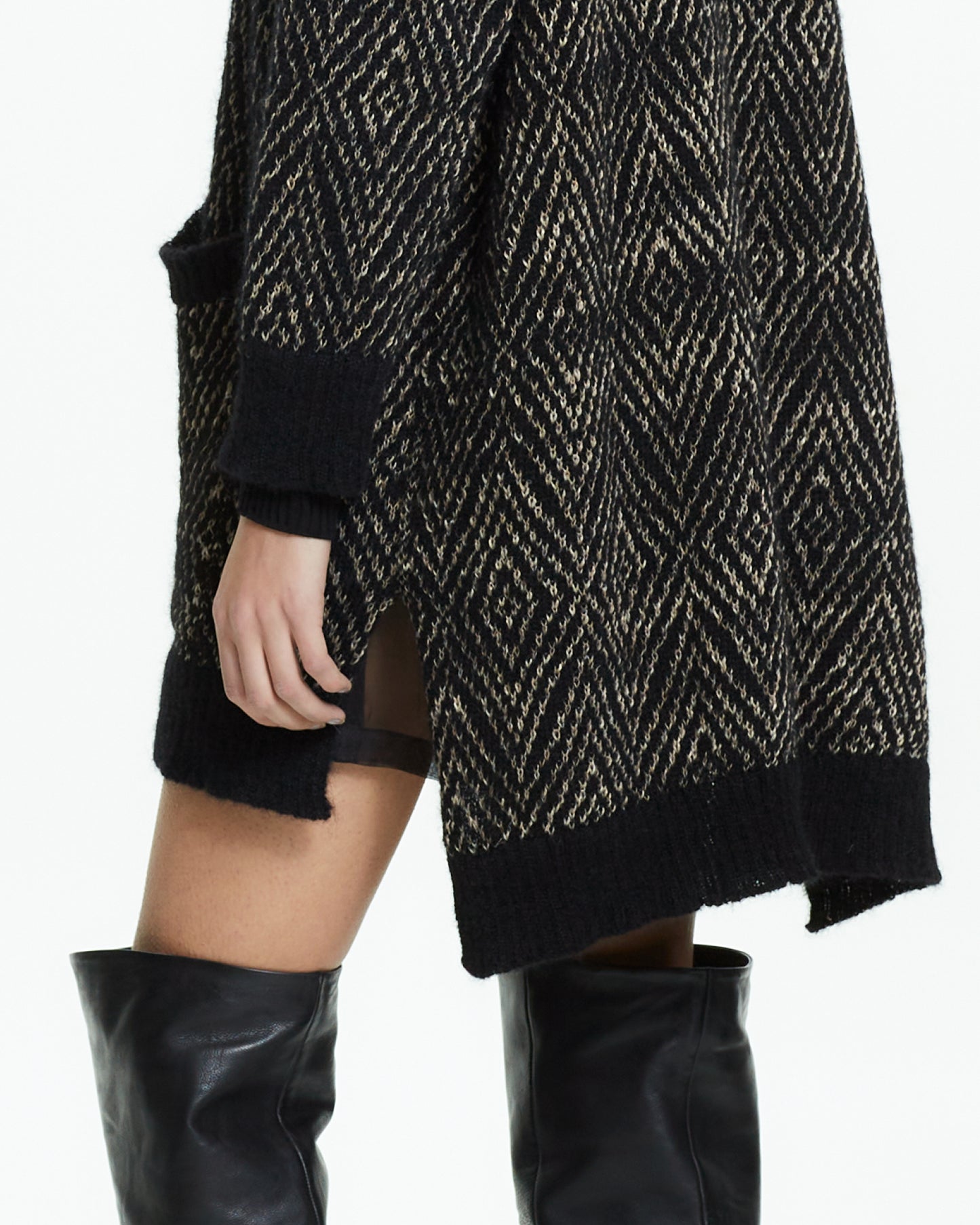 _MALLONI Cardigan in maglia NERO