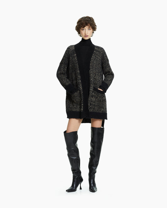 _MALLONI Cardigan in maglia NERO