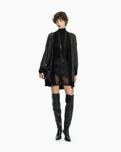 _MALLONI Cardigan in maglia NERO