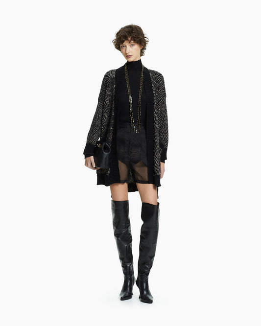 _MALLONI Cardigan in maglia NERO