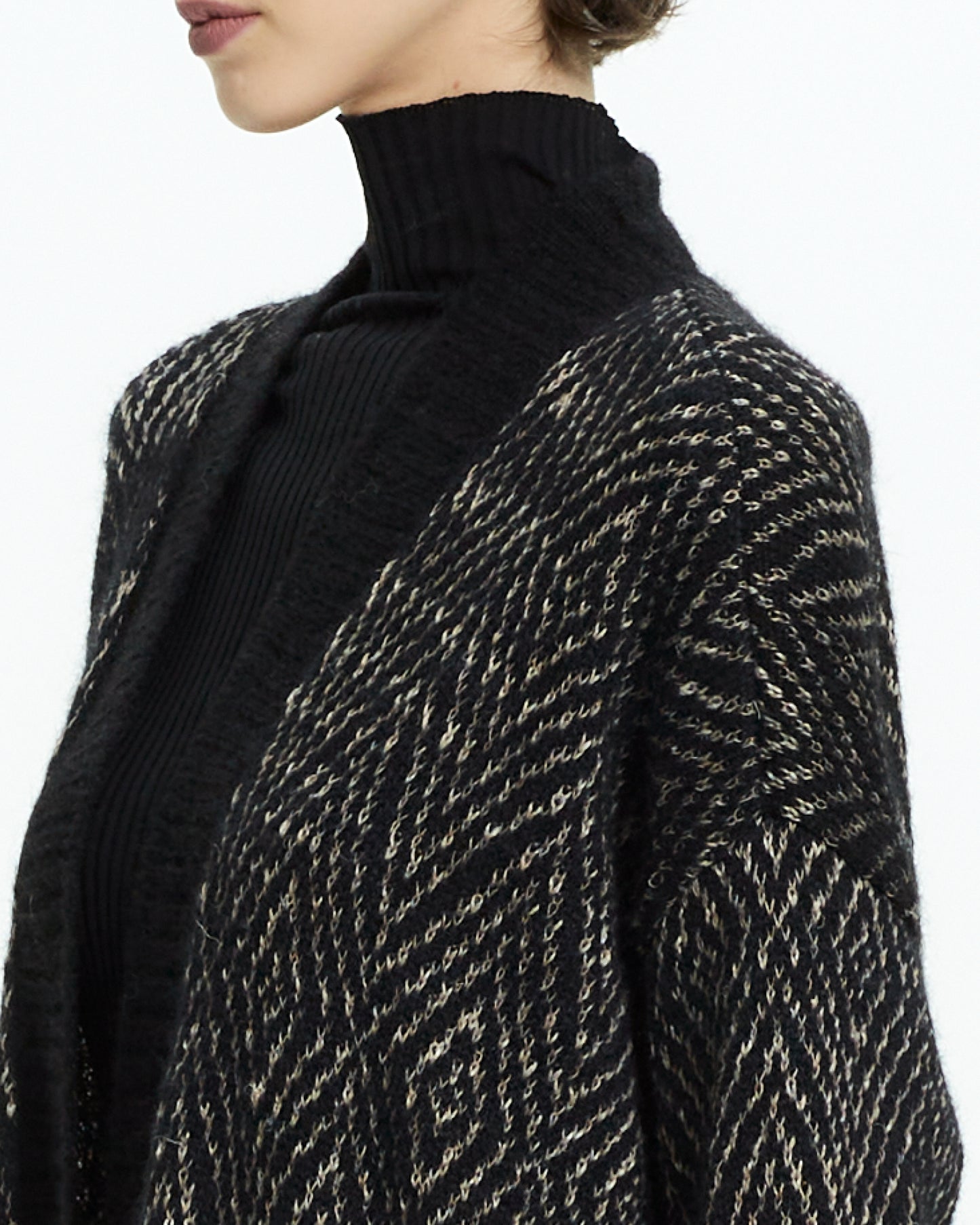 _MALLONI Cardigan in maglia NERO