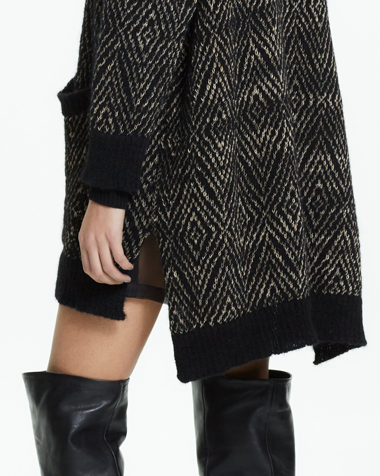 _MALLONI Cardigan in maglia NERO