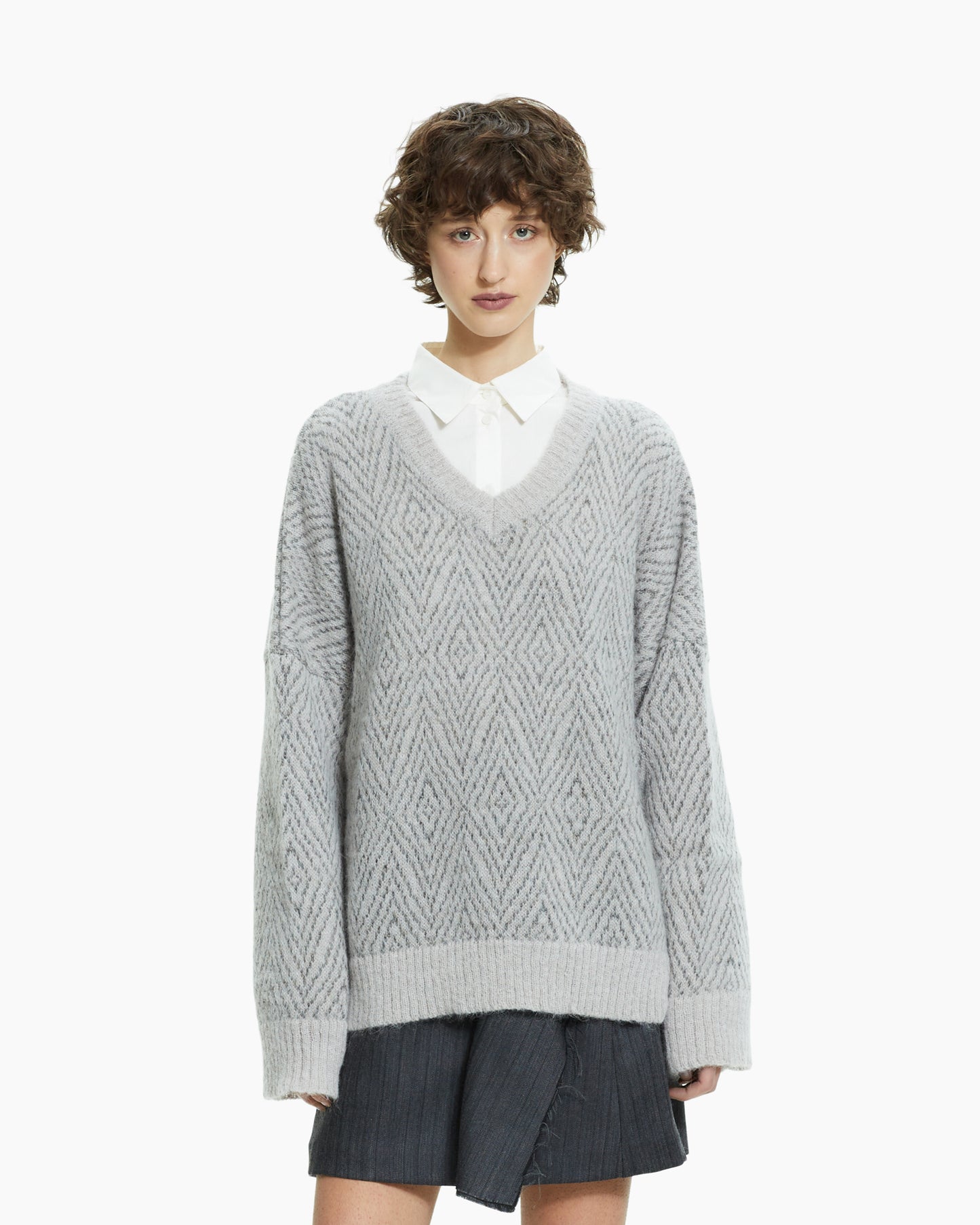 _MALLONI Maglia con scollo a V BEIGE