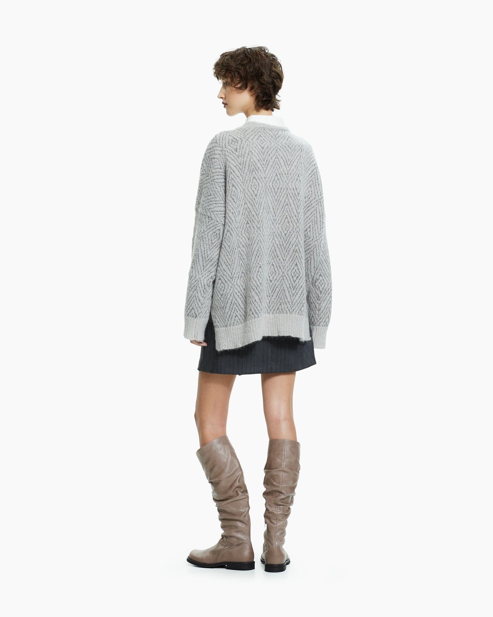 _MALLONI Maglia con scollo a V BEIGE