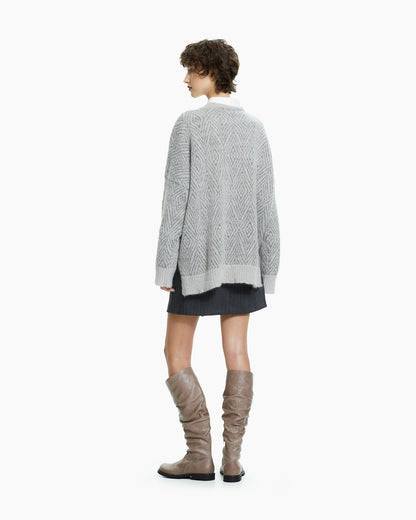 _MALLONI Maglia con scollo a V BEIGE