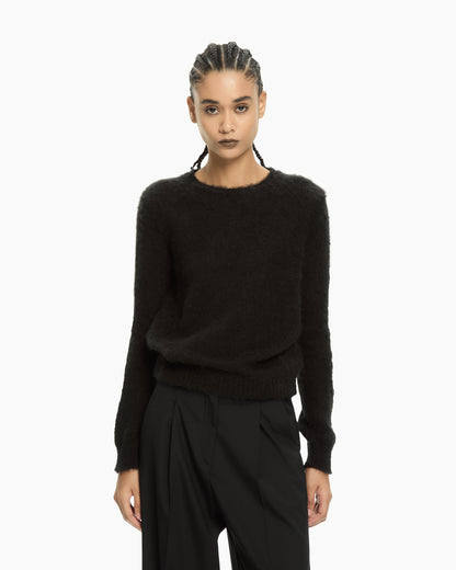 _MALLONI Maglia in lana soffice NERO