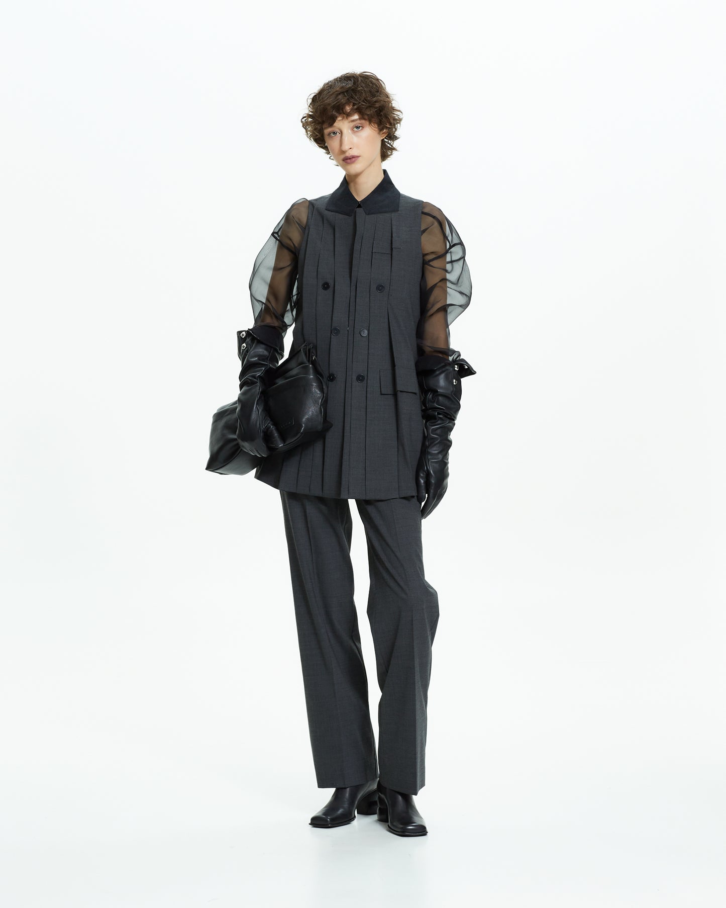_MALLONI Gilet strutturato GRIGIO