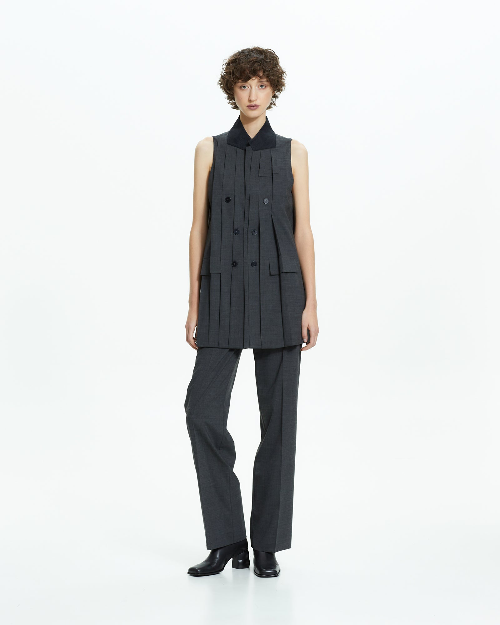 _MALLONI Gilet strutturato GRIGIO