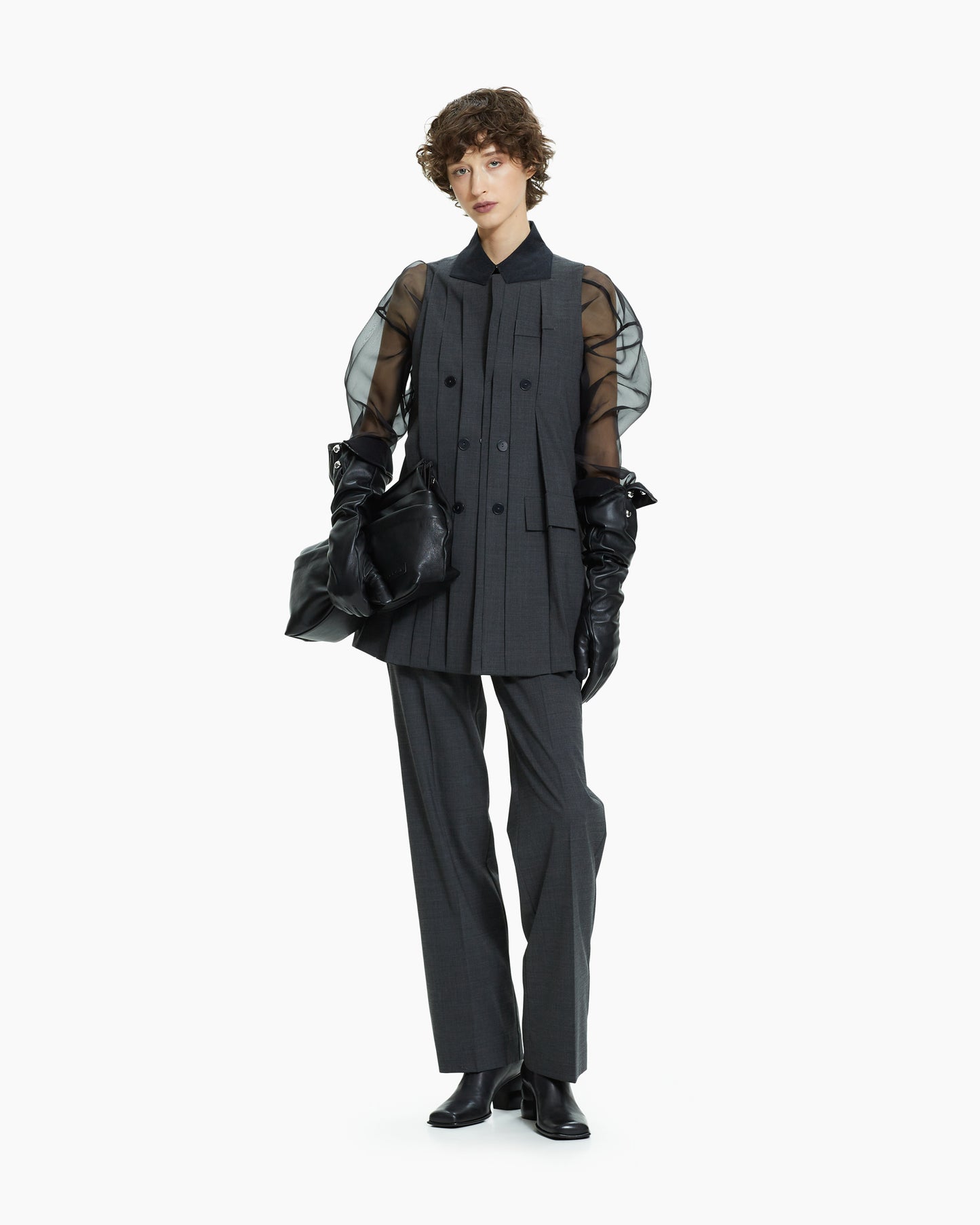 _MALLONI Gilet strutturato GRIGIO