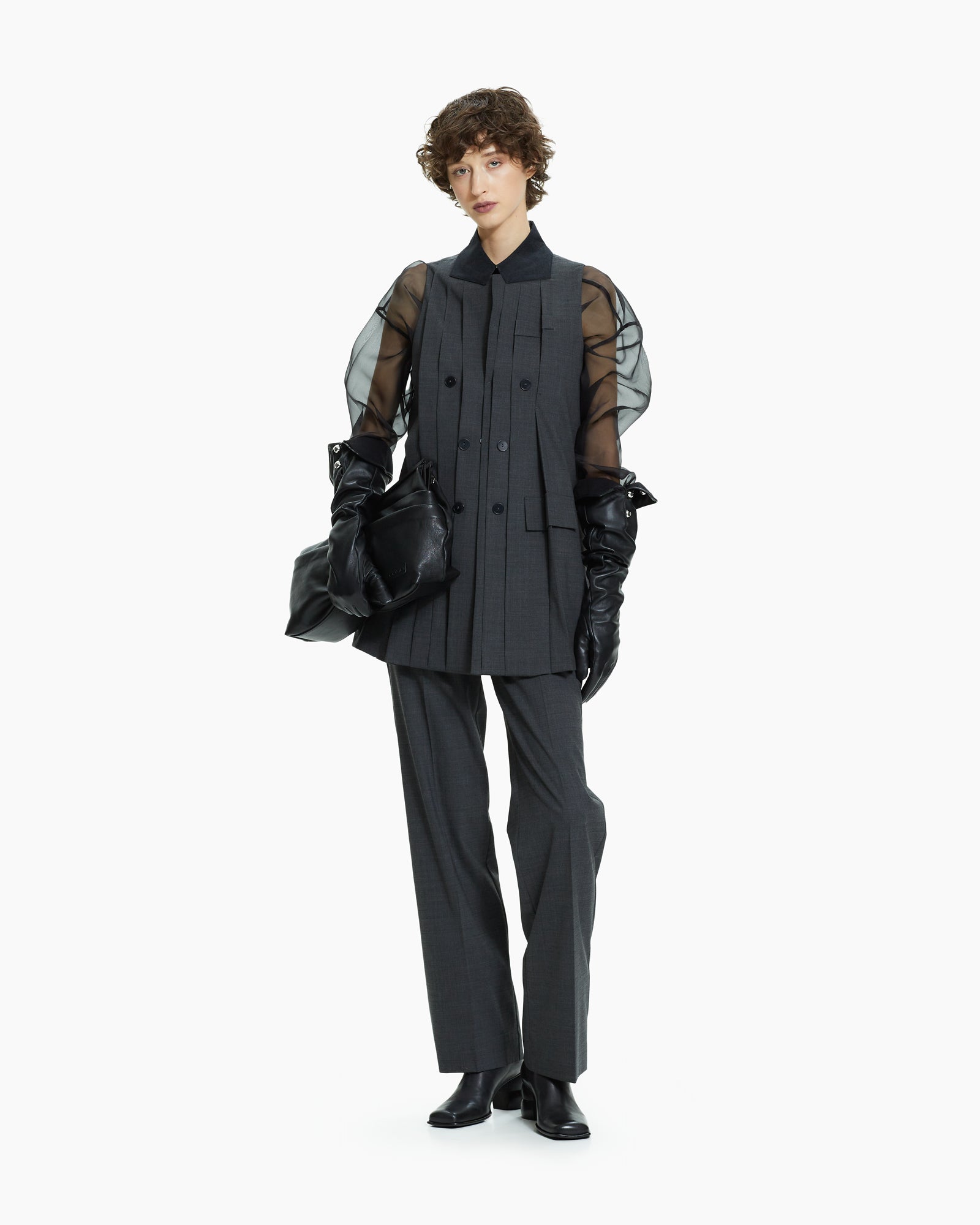 _MALLONI Gilet strutturato GRIGIO