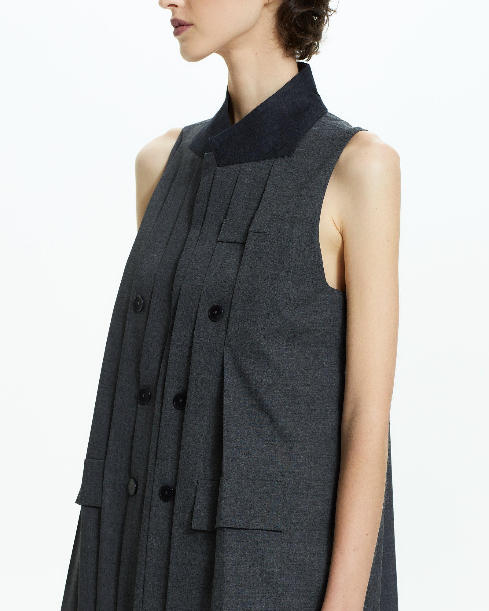 _MALLONI Gilet strutturato GRIGIO