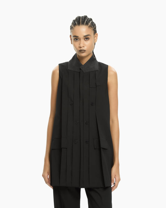 _MALLONI Gilet strutturato NERO