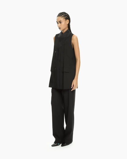_MALLONI Gilet strutturato NERO