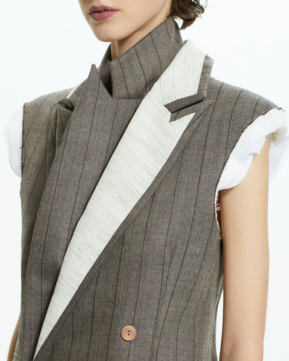 _MALLONI Gilet sartoriale  GRIGIO