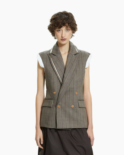 _MALLONI Gilet sartoriale  GRIGIO