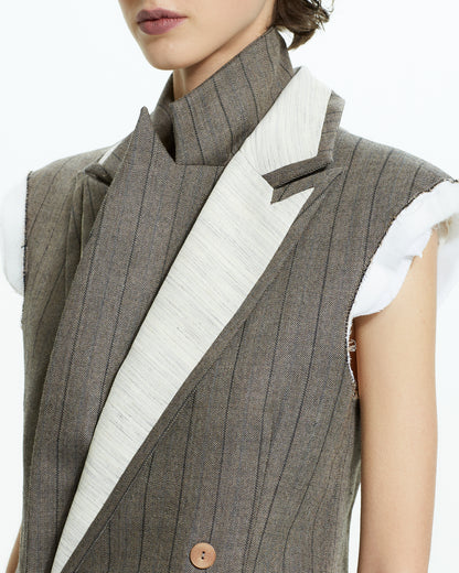 _MALLONI Gilet sartoriale  GRIGIO