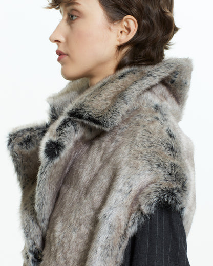 _MALLONI Gilet lungo  GRIGIO