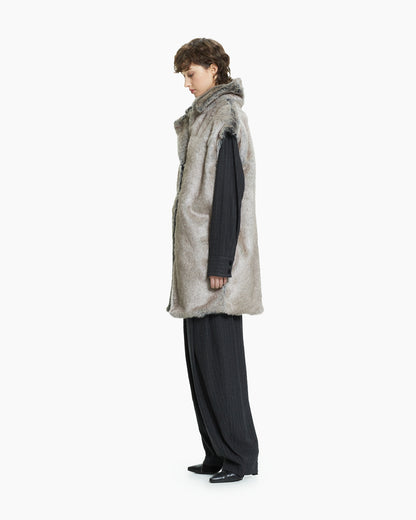 _MALLONI Gilet lungo  GRIGIO
