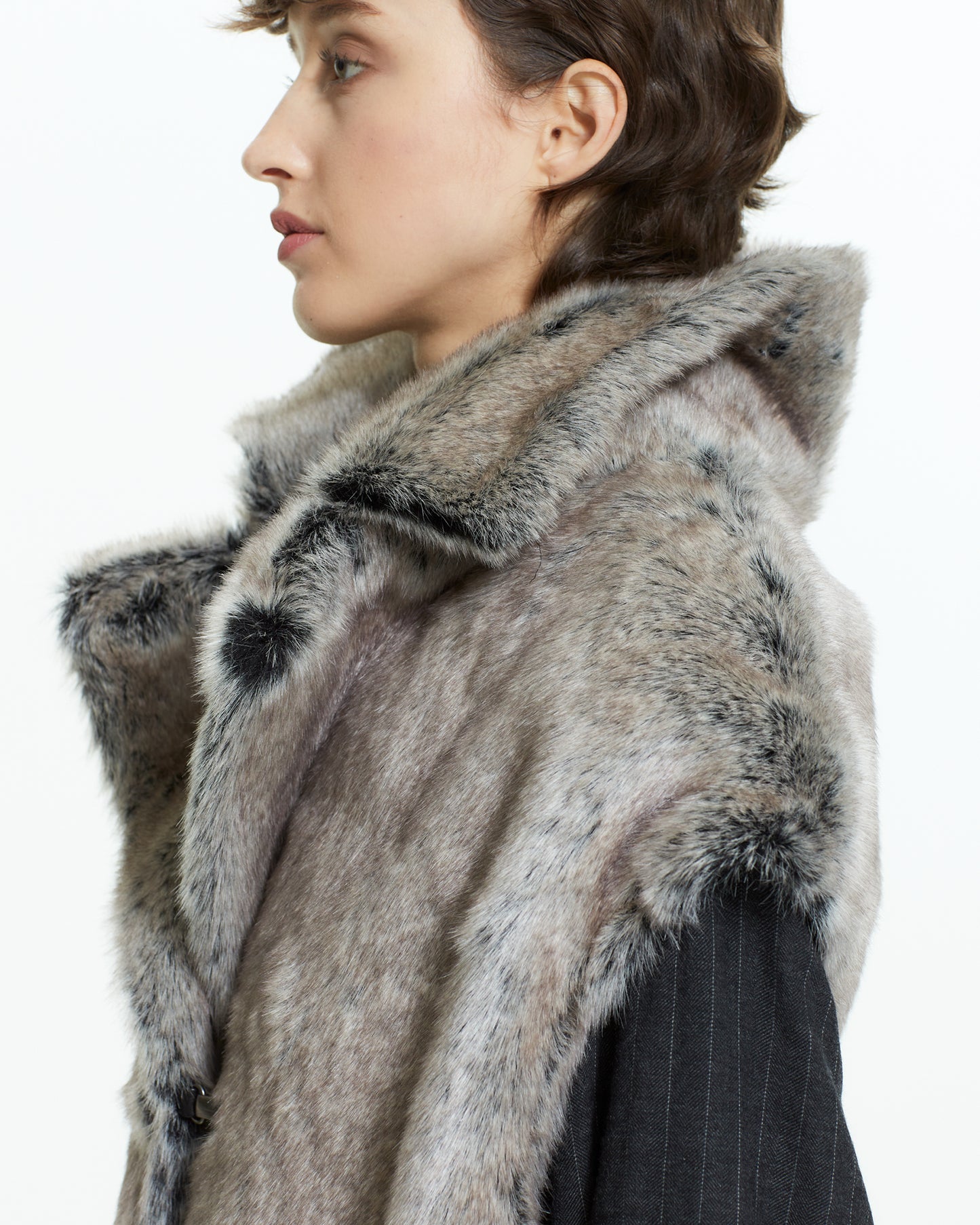_MALLONI Gilet lungo  GRIGIO
