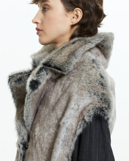 _MALLONI Gilet lungo  GRIGIO
