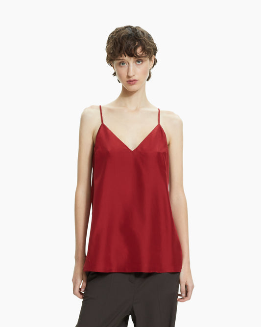 _MALLONI Top fluido ROSSO