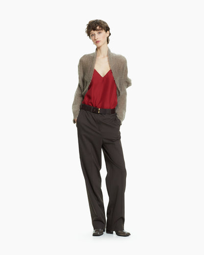 _MALLONI Top fluido ROSSO