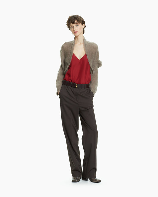 _MALLONI Top fluido ROSSO