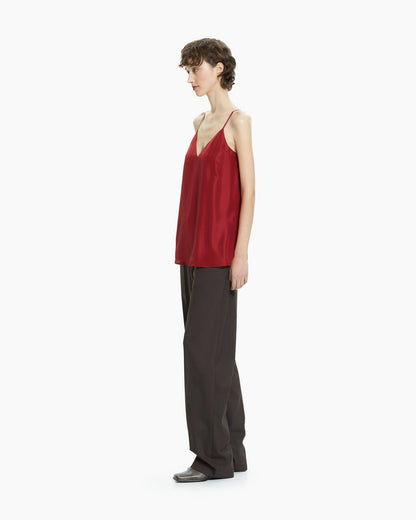 _MALLONI Top fluido ROSSO