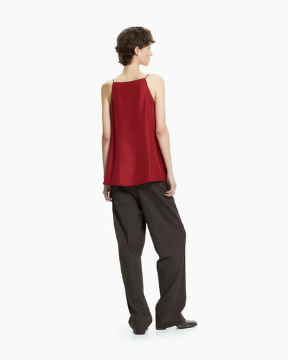 _MALLONI Top fluido ROSSO