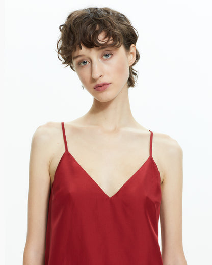 _MALLONI Top fluido ROSSO