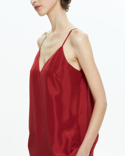 _MALLONI Top fluido ROSSO
