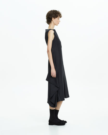 _MALLONI Abito asimmetrico NERO