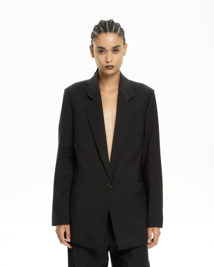 _MALLONI Giacca sartoriale oversize NERO