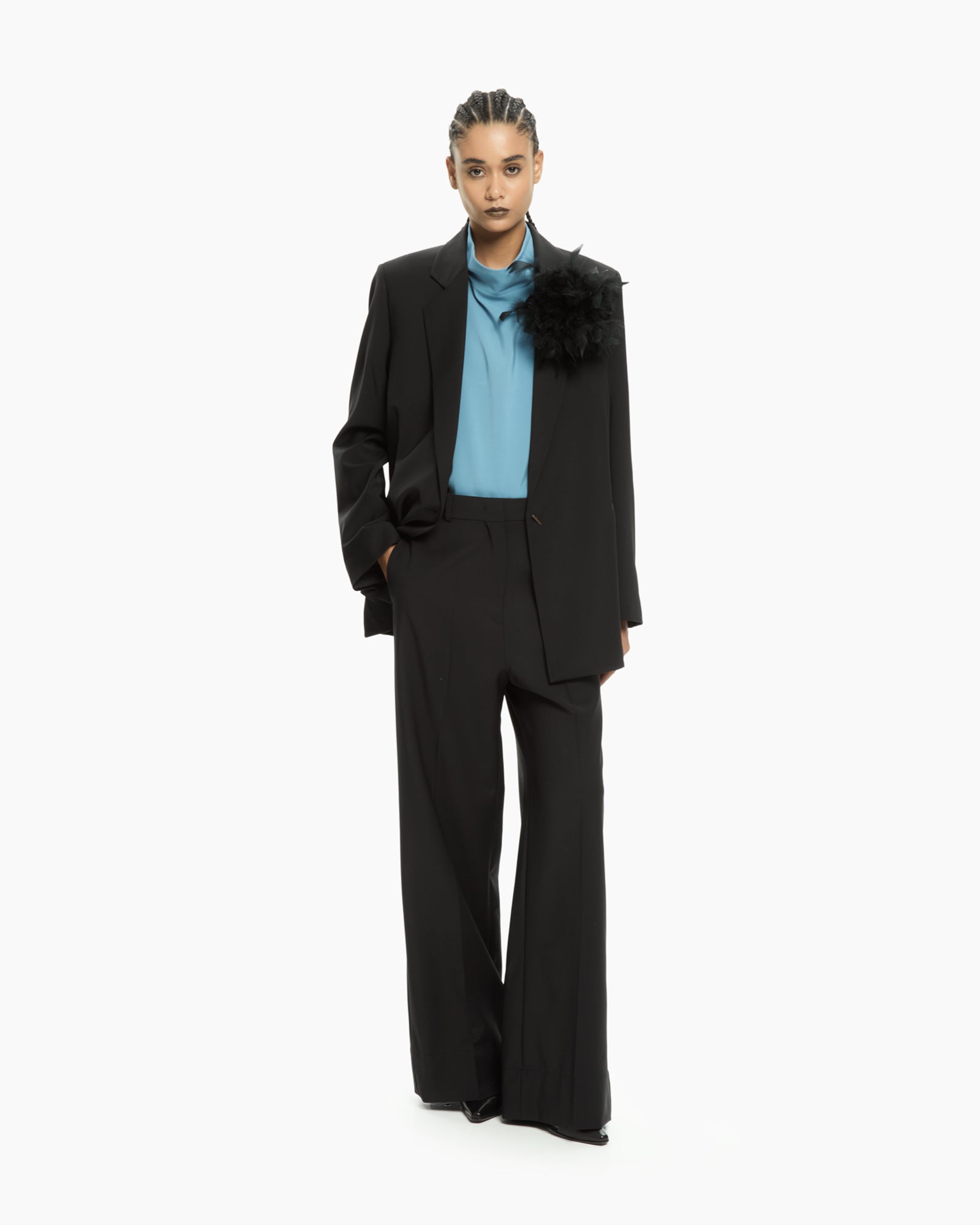 _MALLONI Giacca sartoriale oversize NERO