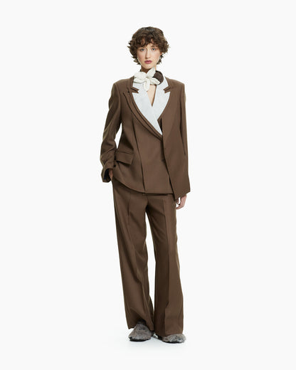 _MALLONI Giacca sartoriale con rever a contrasto