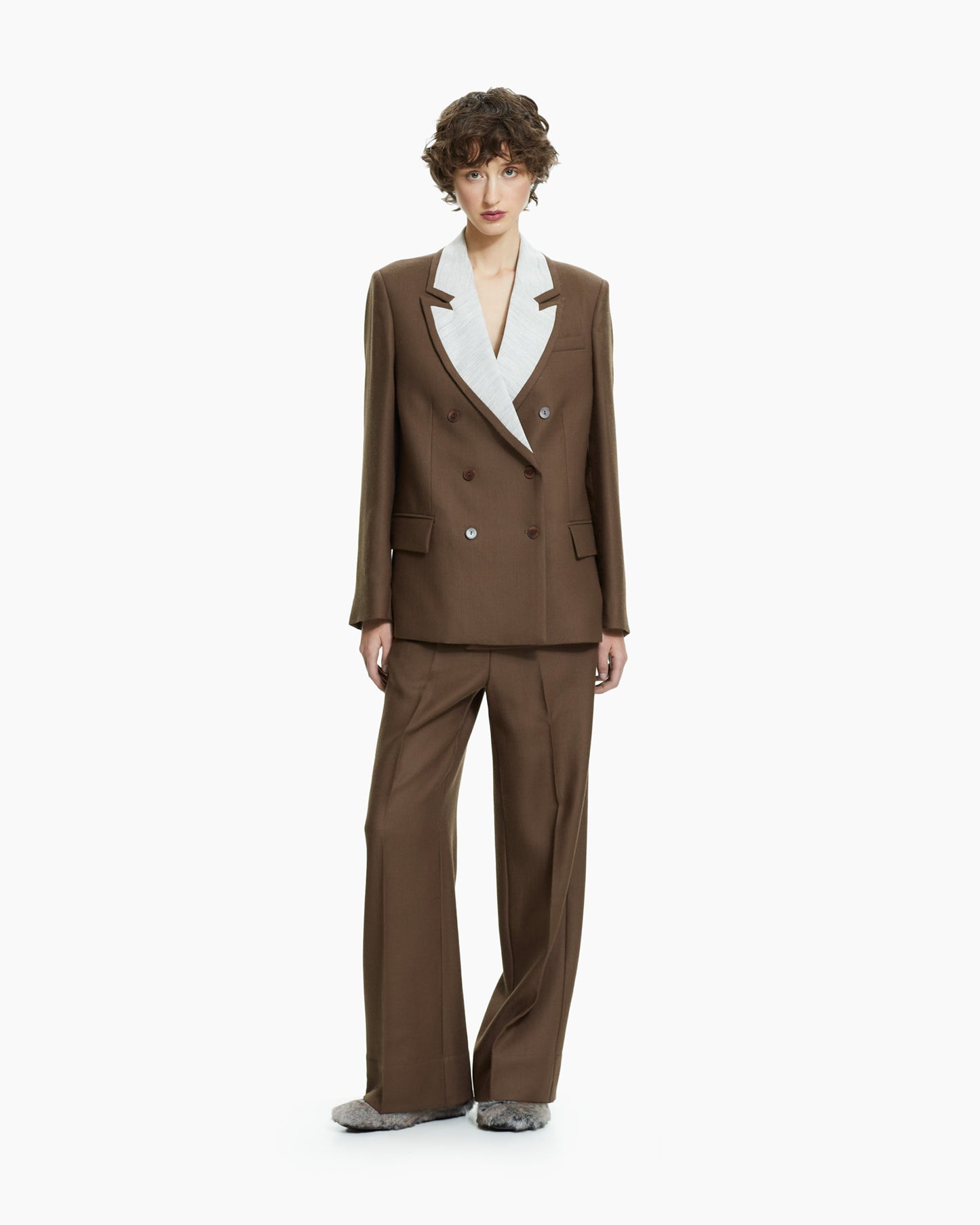 _MALLONI Giacca sartoriale con rever a contrasto