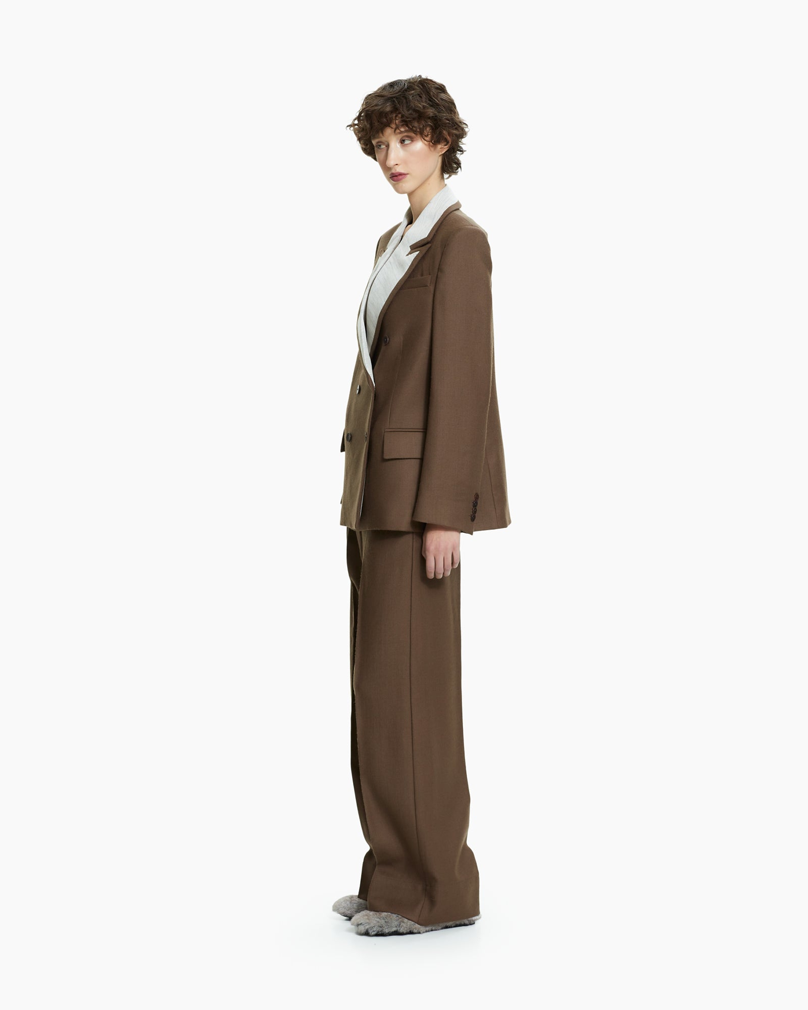 _MALLONI Giacca sartoriale con rever a contrasto
