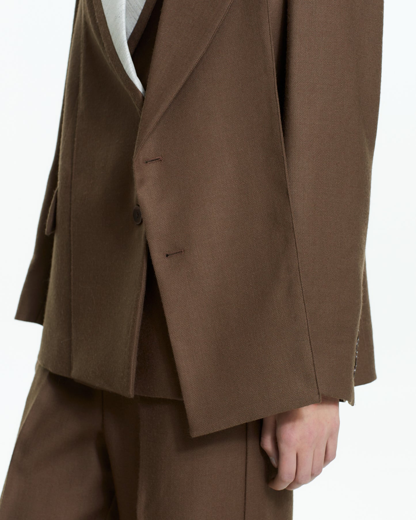 _MALLONI Giacca sartoriale con rever a contrasto