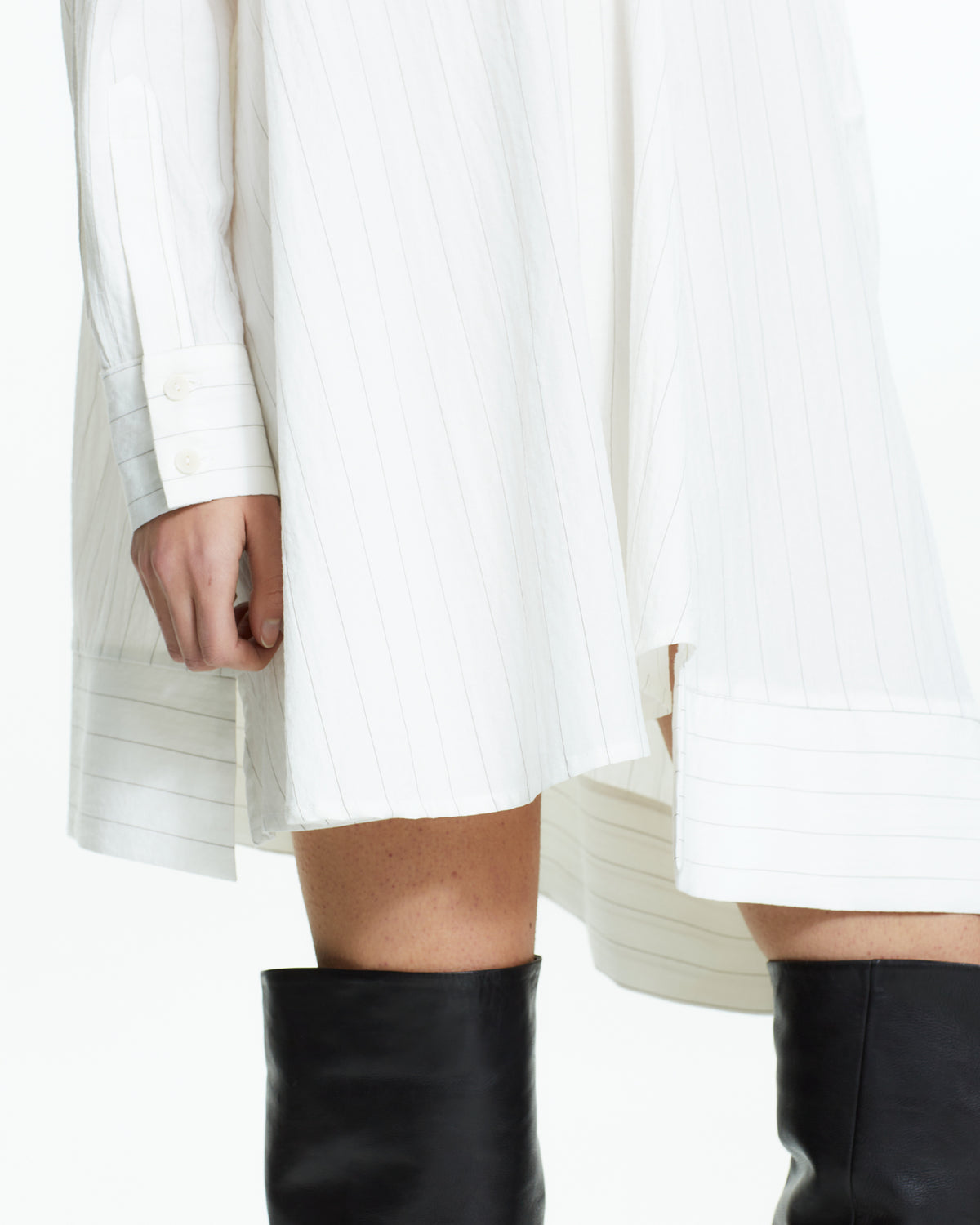 _MALLONI Camicia lunga oversize BIANCO